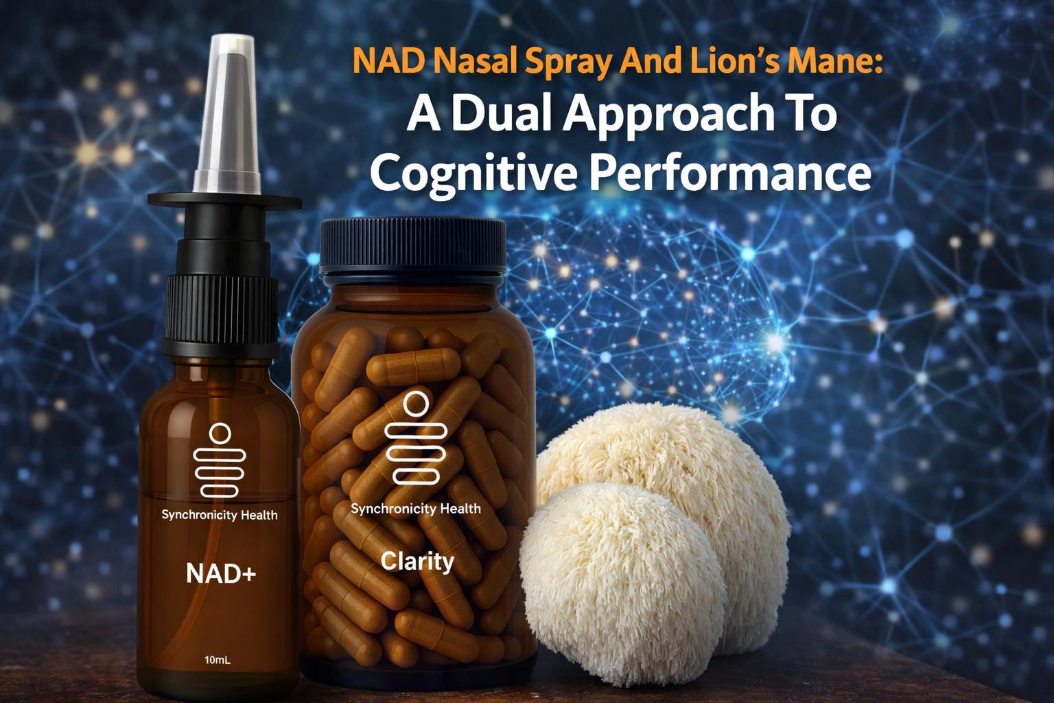 NAD Nasal Spray And Lion’s Mane: A Dual Approach To Cognitive Performance