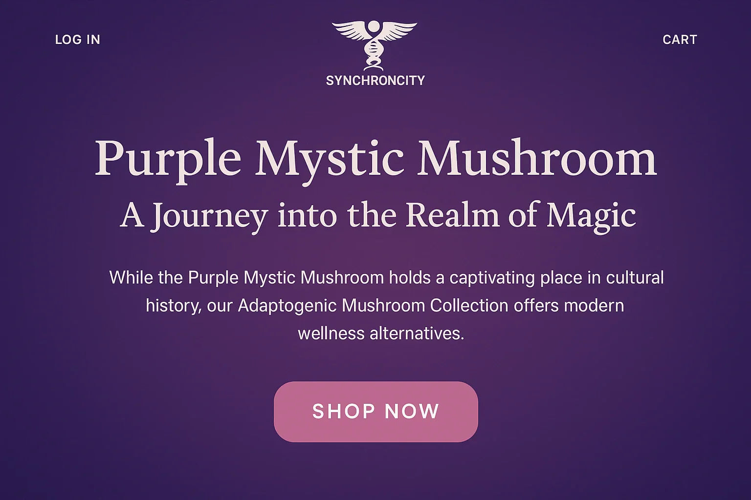 Purple Mystic Mushroom