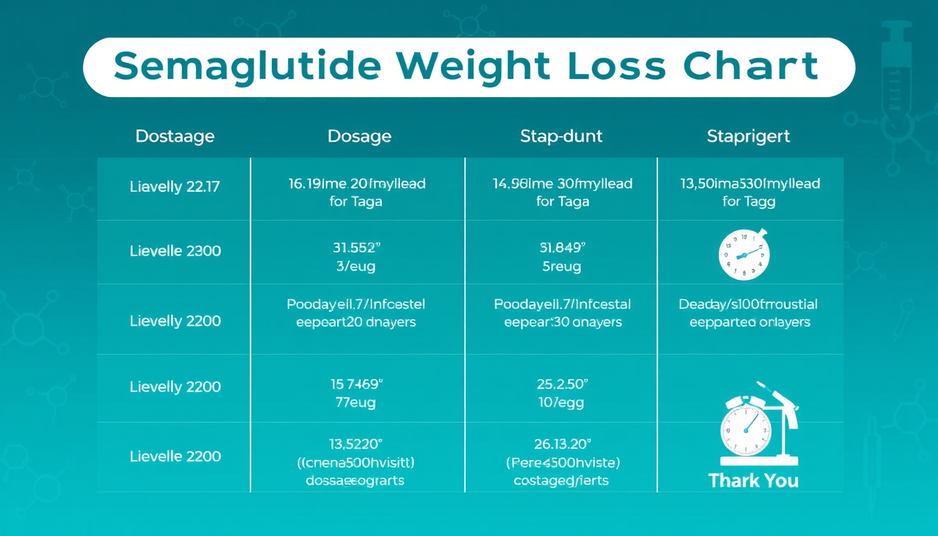 The Semaglutide Weight Loss Dosage Chart: A Comprehensive Guide