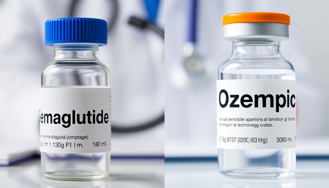 Is Semaglutide the Same as Ozempic?