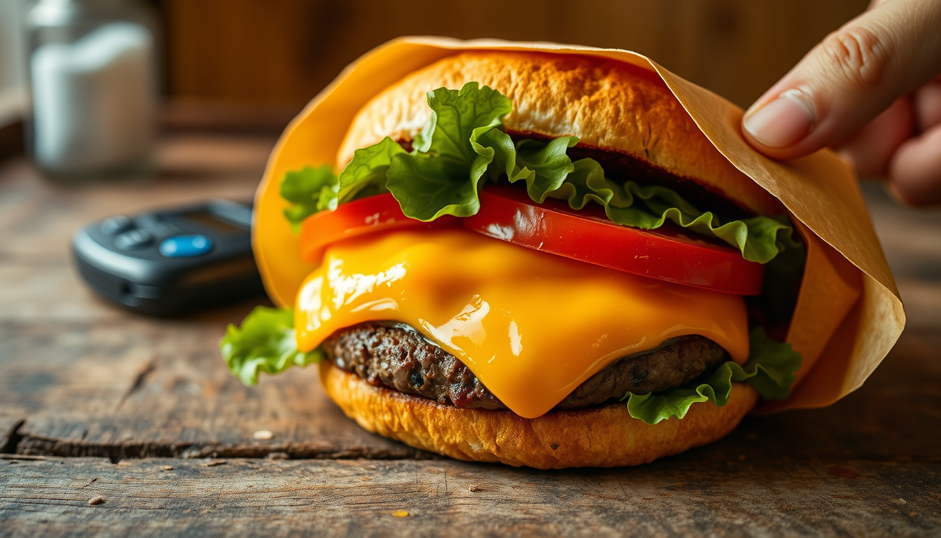 Will a Cheeseburger Raise Your Blood Sugar?