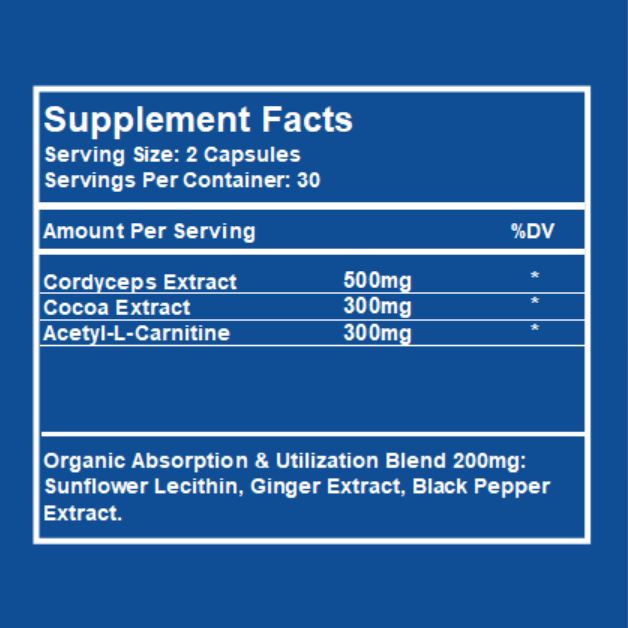 Cordyceps Supp Facts