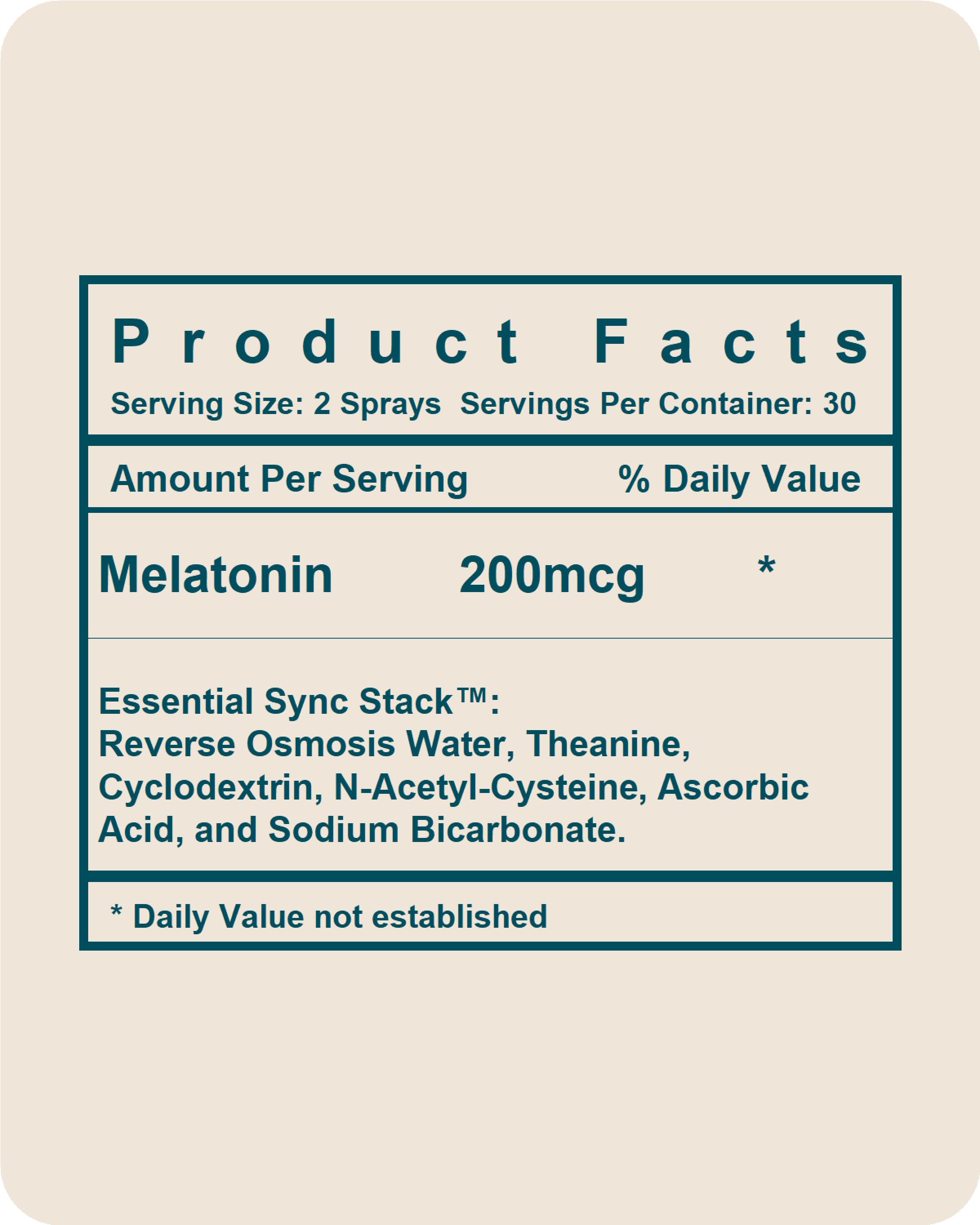 Melatonin Nasal Spray