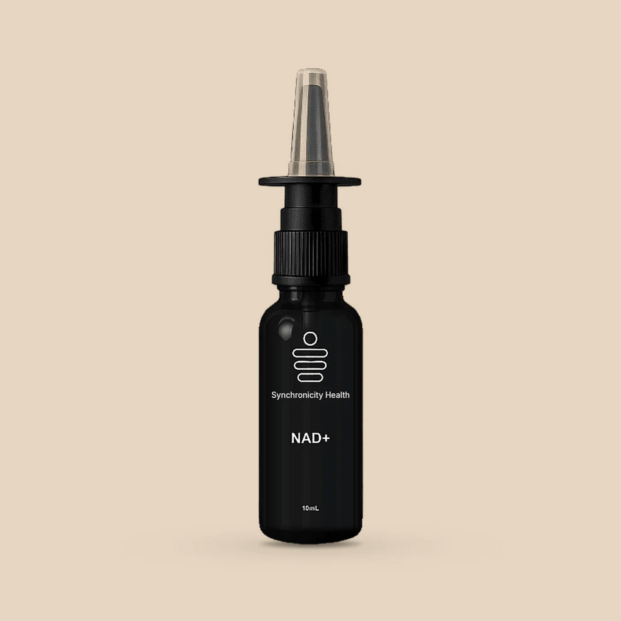 NAD+ Nasal Spray, black 10 mL bottle