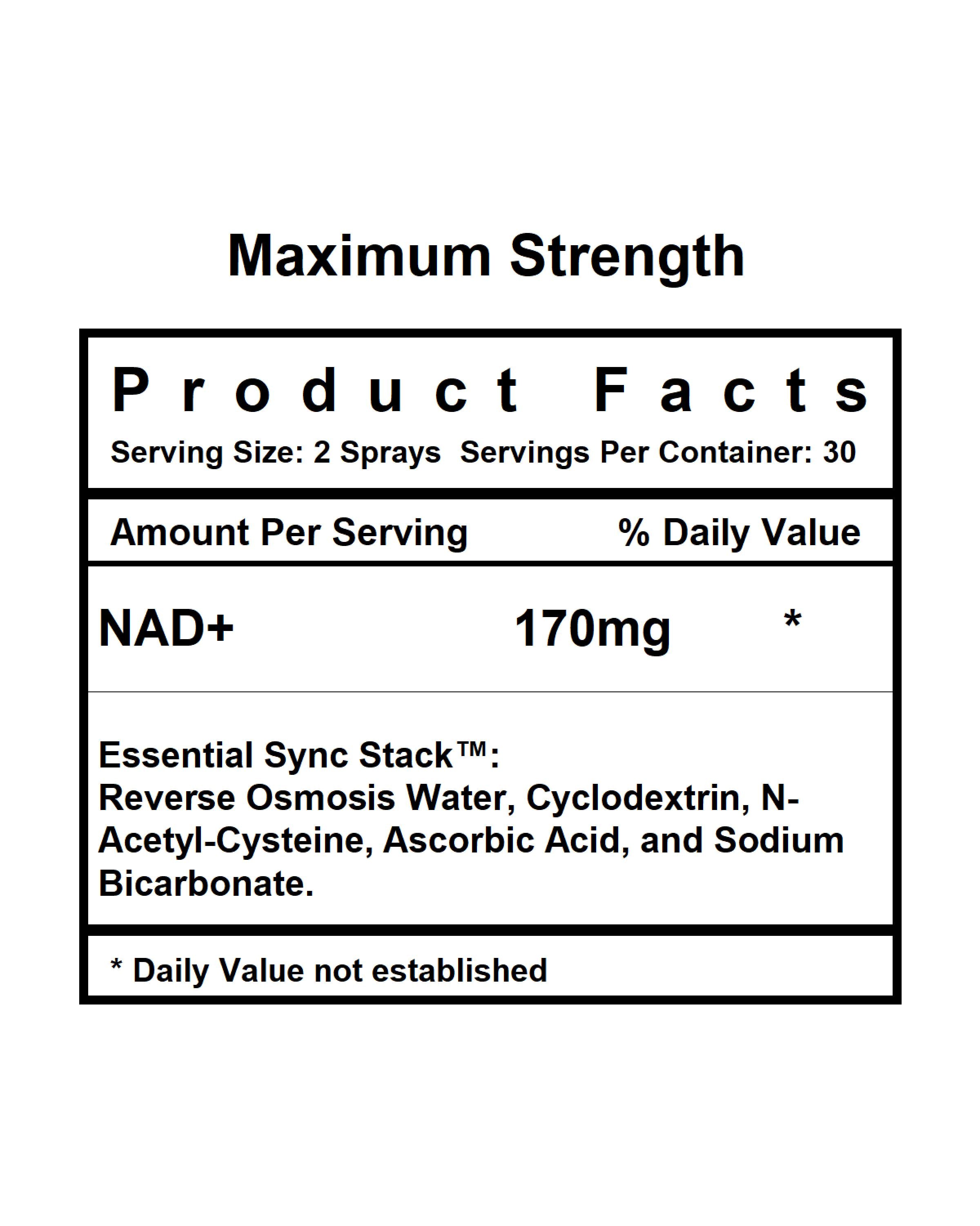 NAD+ Nasal Spray