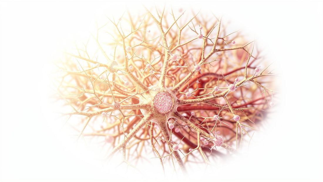 Neural network connections in healthy brain tissue